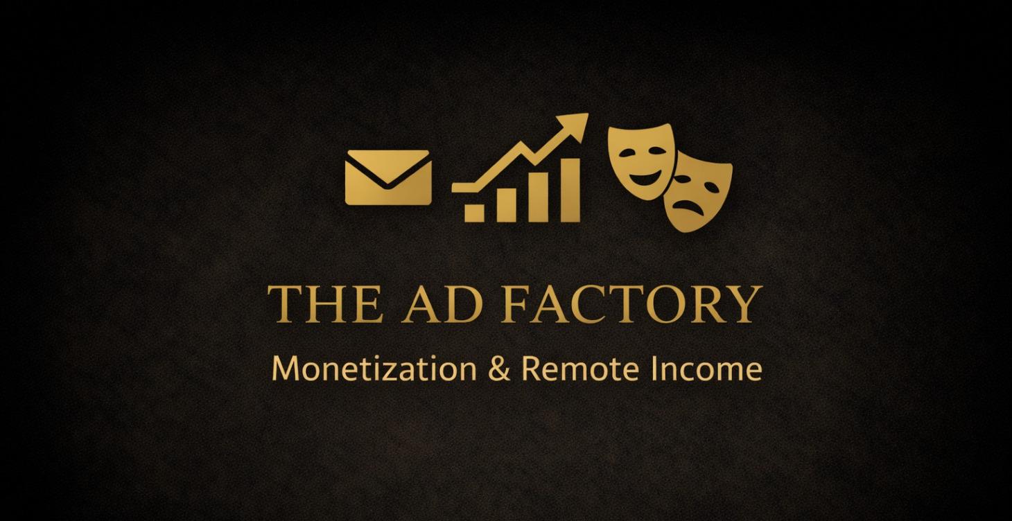 The AD Factory - Monetization & Remote Income