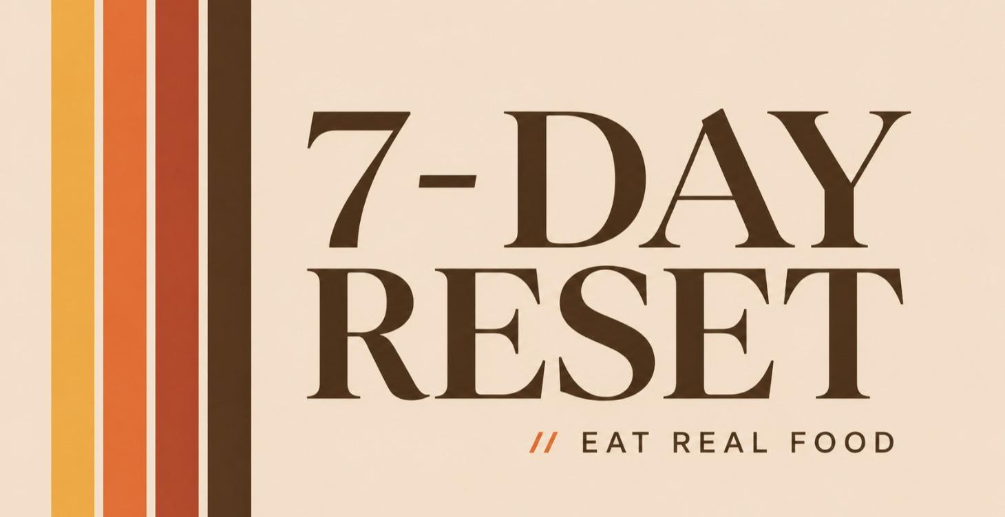 START HERE:  7-Day Reset