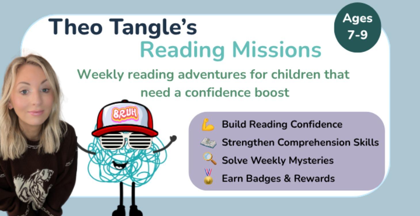 Theo Tangle's Reading Missions (Ages 7-9)