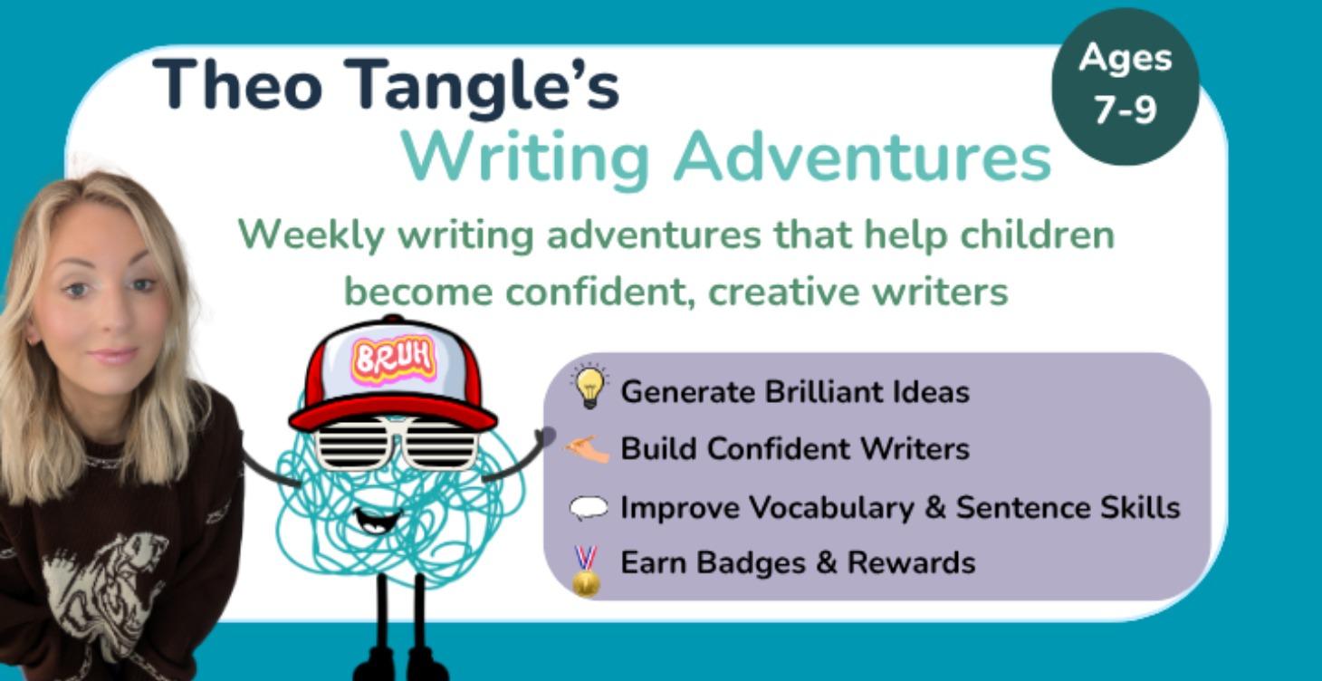 Theo Tangle's Writing Adventures (Ages 7-9)