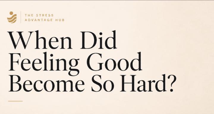 The Stress Advantage Hub