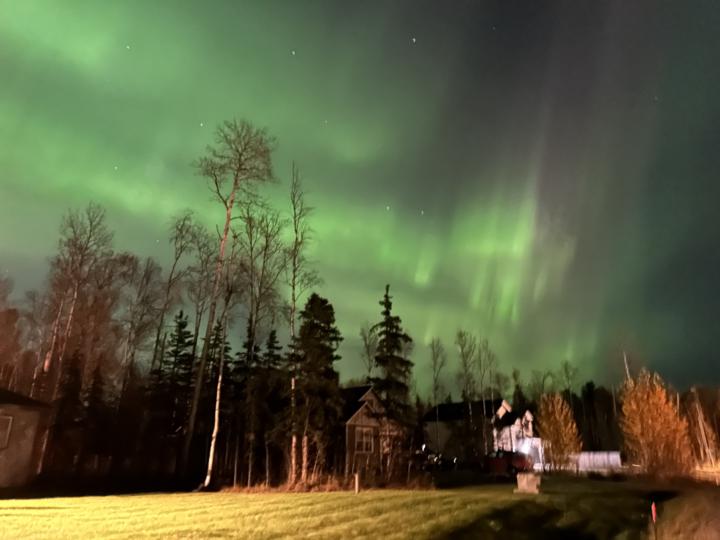 Last nights dancing lights 