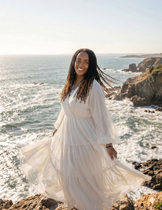 Prompt of the Day 📸 | Cliffside Ocean Breeze Portrait