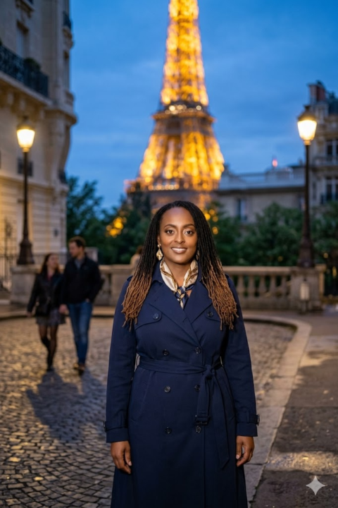 Prompt of the Day ✍🏾 | Eiffel Tower Evening Portrait (Paris, France)