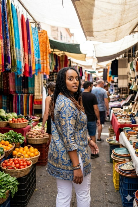 Prompt of the Day 📸 | Street Market Cultural Portrait