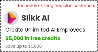 It's Crazy Discount Tuesday: $5,000 in free credits at Slikk AI