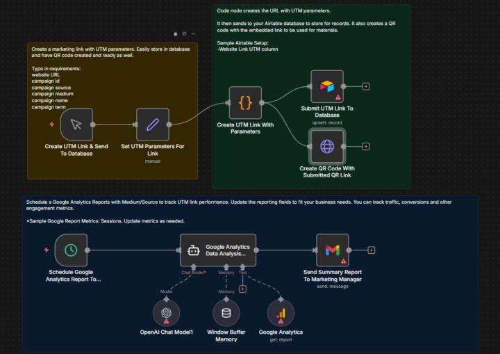 Friday Dufr Gem - n8n UTM QR Code Generator