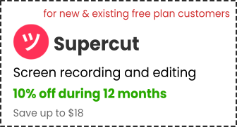 It's Crazy Discount Tuesday: 10% off during 12 months at Supercut