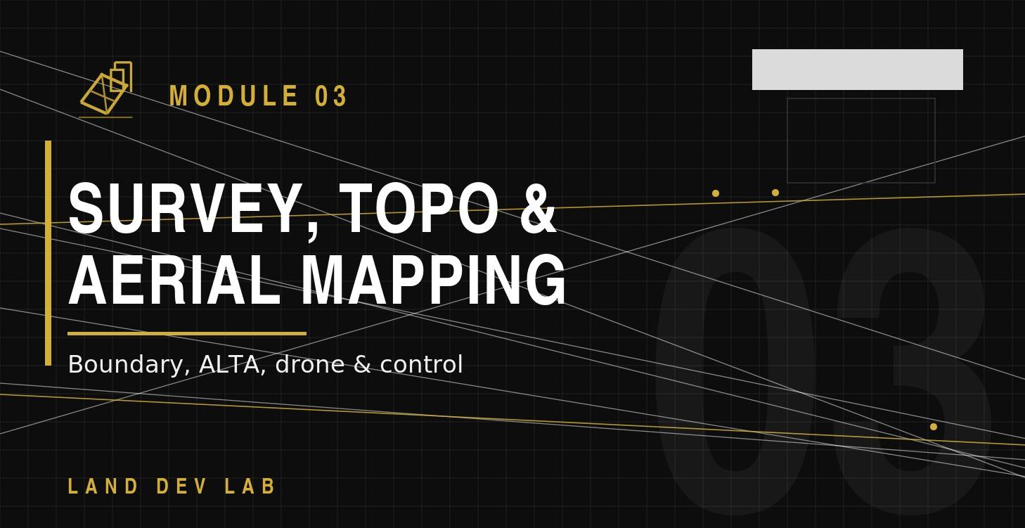 3. Survey, Topo & Aerial Mapping