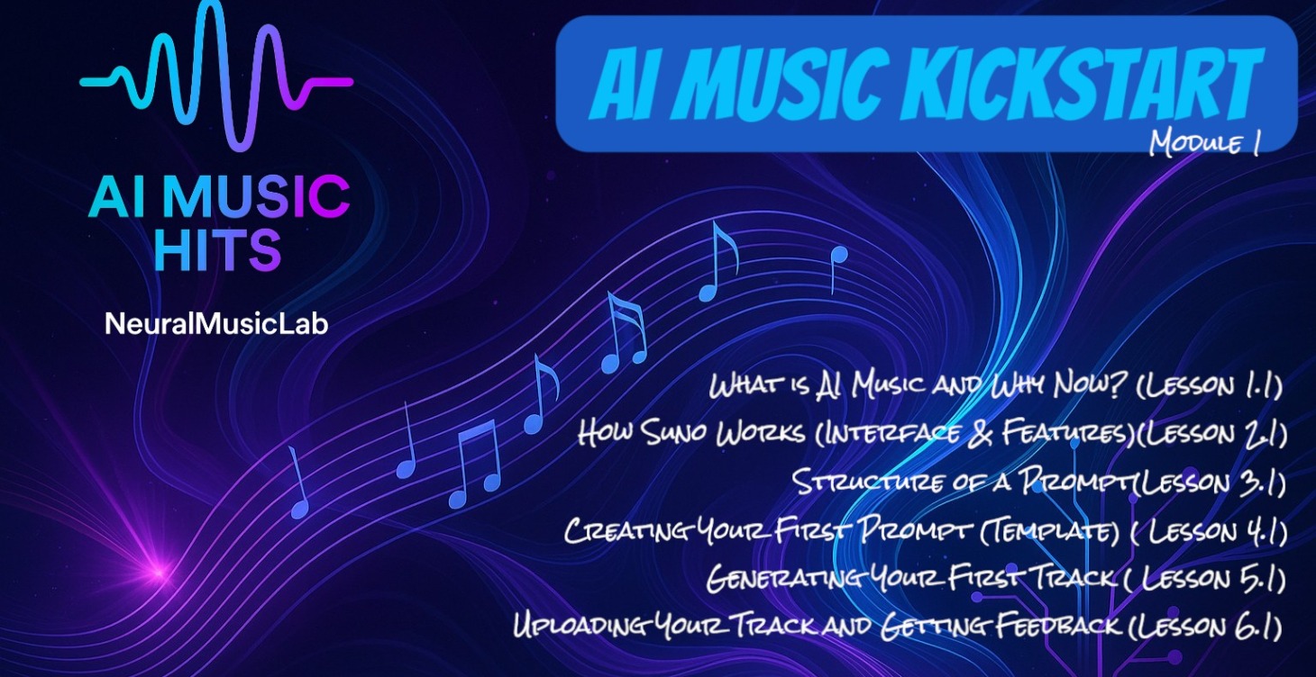 🚀 Module 1  - AI Music Kick Start