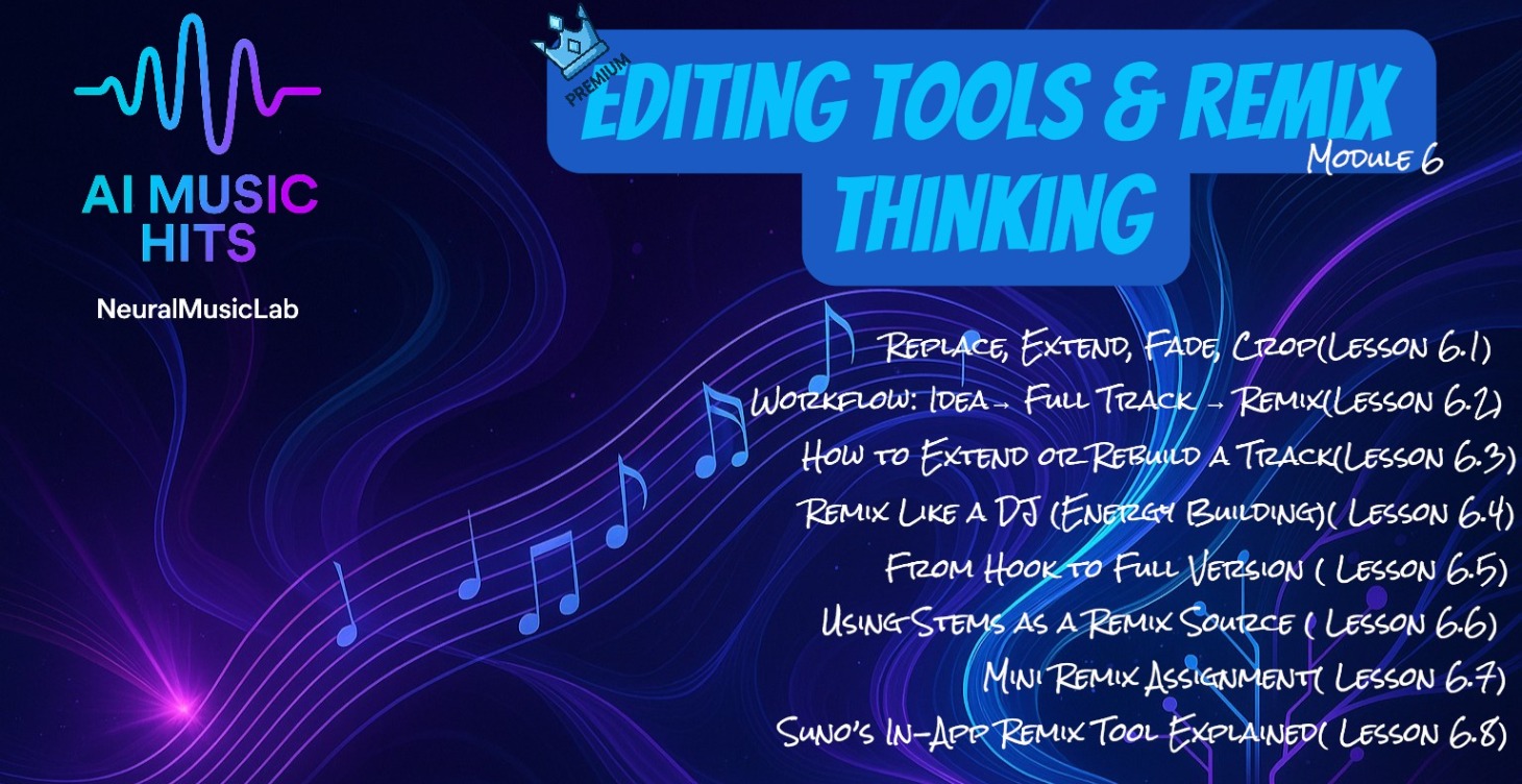 💎 Module 6 – Editing Tools & Remix Thinking