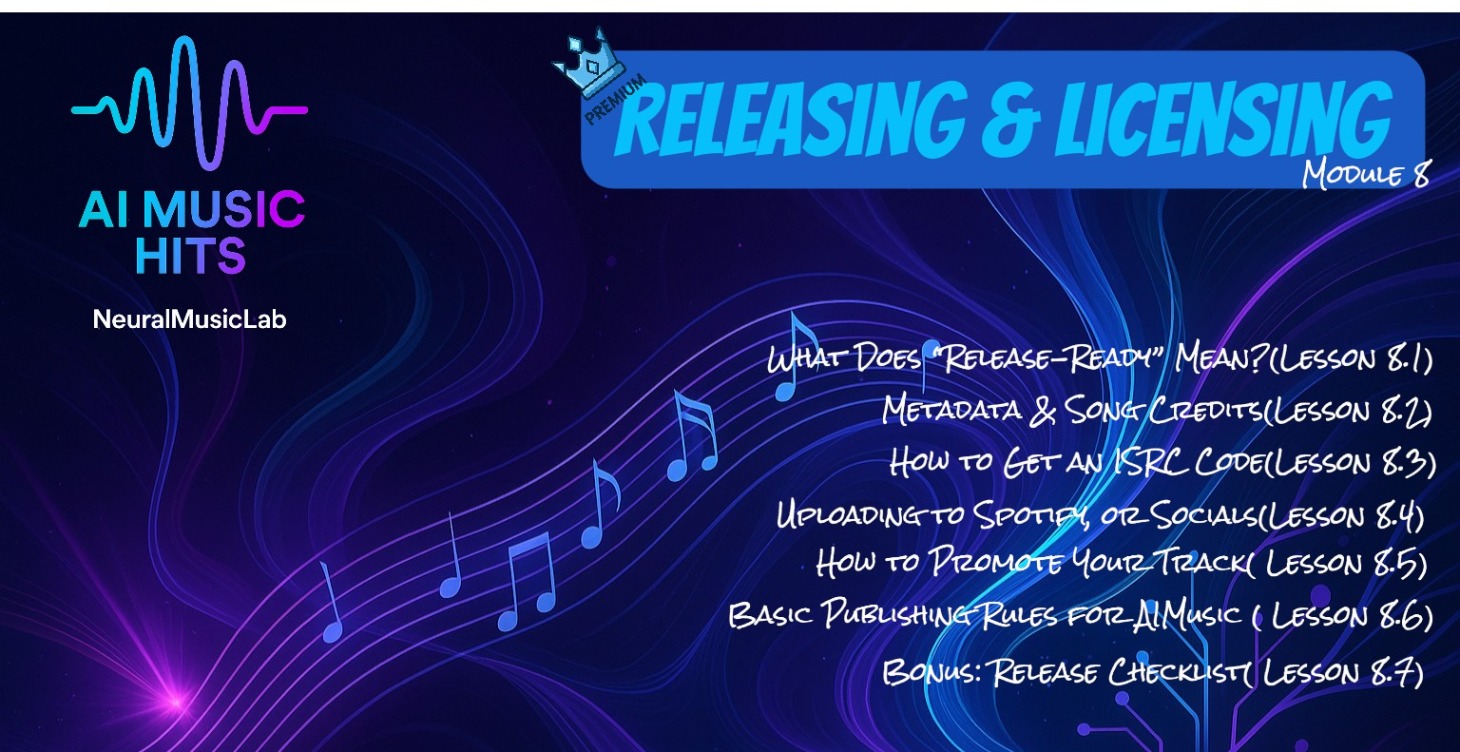 📀Module 8 –  Releasen & Licenties