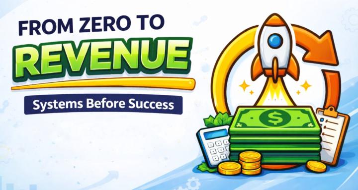 “From Zero to Revenue.”