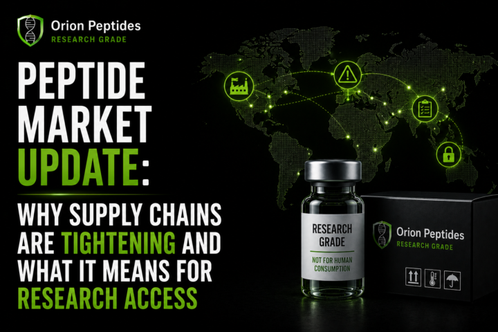 Peptide Market Update: Why Supply Chains Are Tightening and What It Means for Research Access