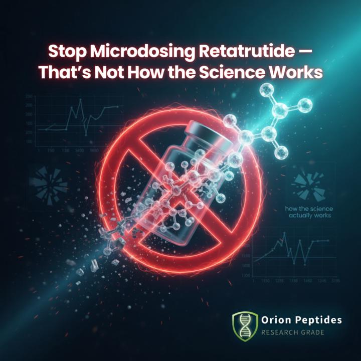 Stop Microdosing Retatrutide — That’s Not How the Science Works