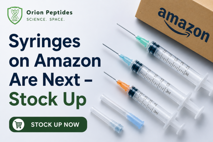 Syringes on Amazon Are Next – Stock Up