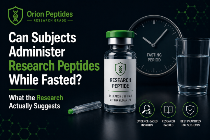 Can Subjects Administer Research Peptides While Fasted? What the Research Actually Suggests