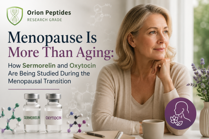 Menopause Is More Than Aging: How Sermorelin and Oxytocin Are Being Studied During the Menopausal Transition