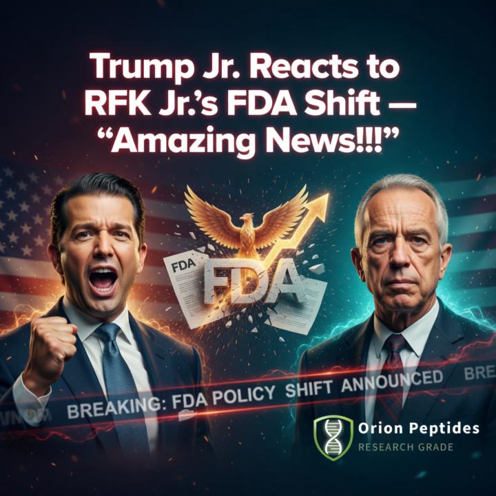 Trump Jr. Reacts to RFK Jr.’s FDA Shift — “Amazing News!!!” 🚨 