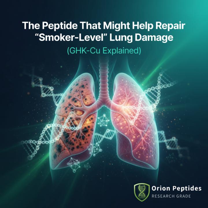 The Peptide That Might Help Repair “Smoker-Level” Lung Damage (GHK-Cu Explained)