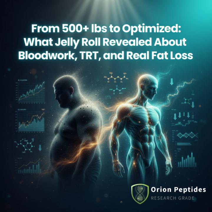 From 500+ lbs to Optimized: What Jelly Roll Revealed About Bloodwork, TRT, and Real Fat Loss