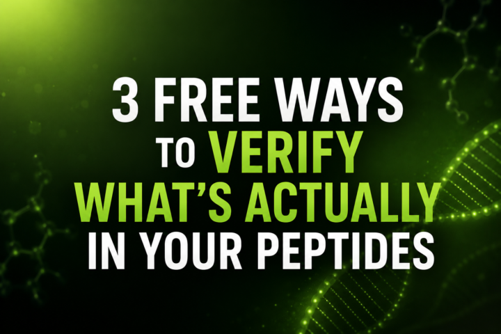 3 Free Ways to Verify What’s Actually in Your Peptides