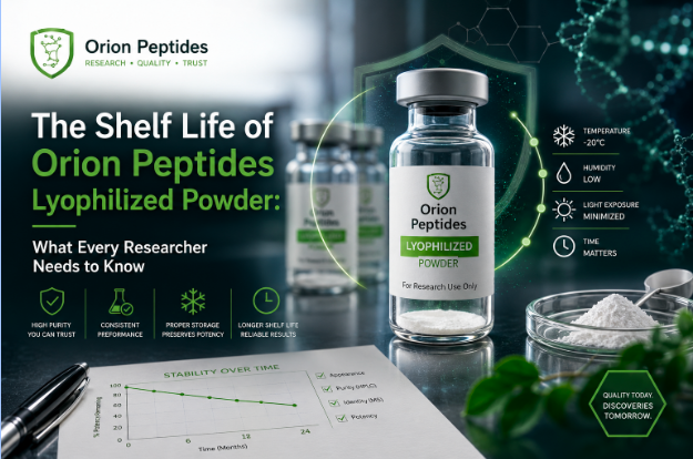 The Shelf Life of Orion Peptides Lyophilized Powder: What Every Researcher Needs to Know