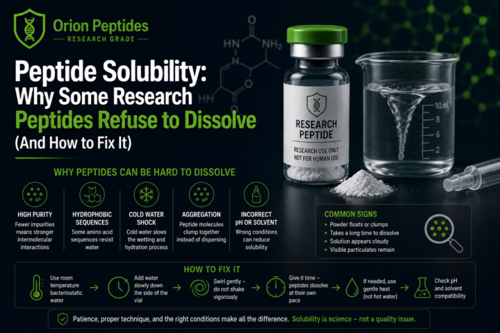 Peptide Solubility: Why Some Research Peptides Refuse to Dissolve (And How to Fix It)