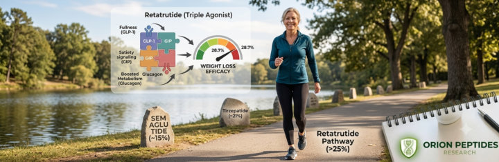 🧬 Retatrutide: Redefining Weight Loss Efficacy – A Quick Breakdown
