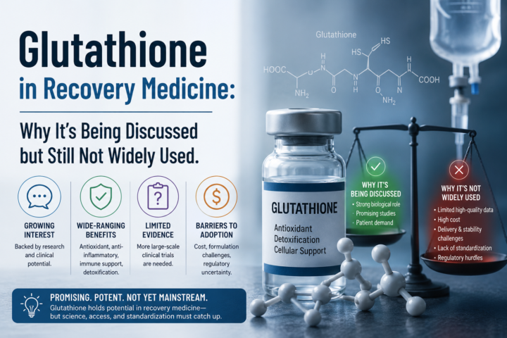 Glutathione in Recovery Medicine: Why It’s Being Discussed but Still Not Widely Used