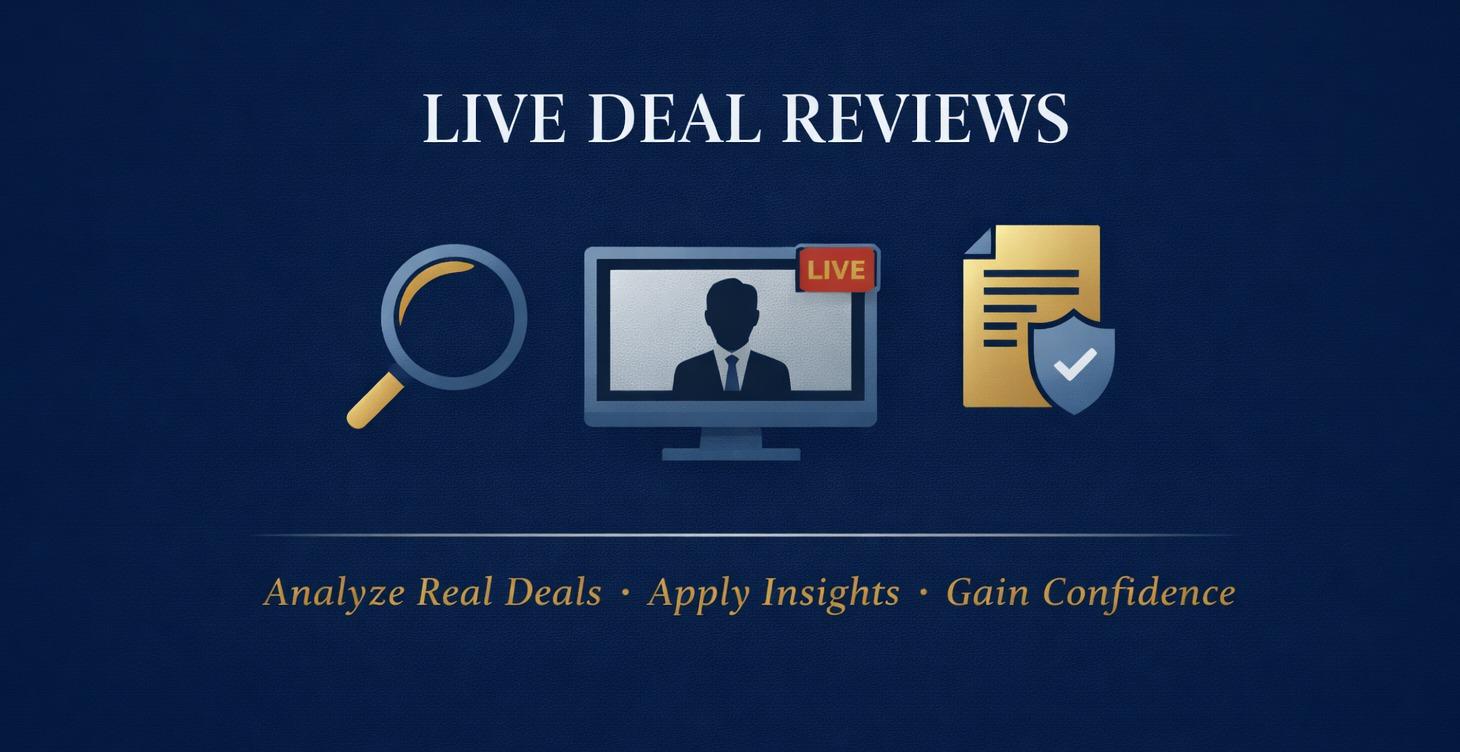 Mod 6: Live Deal Reviews