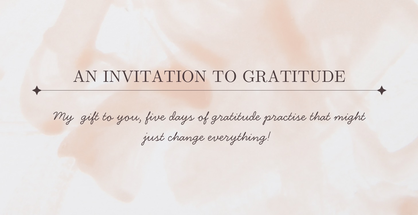 An Invitation to Gratitude FREE course