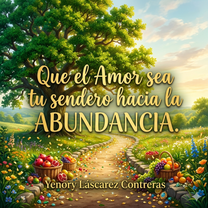El camino de la abundancia tiene que estar lleno de Amor 