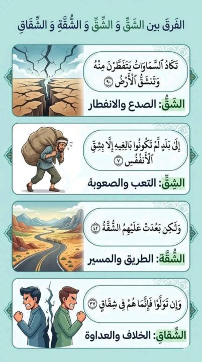 انواع الشق