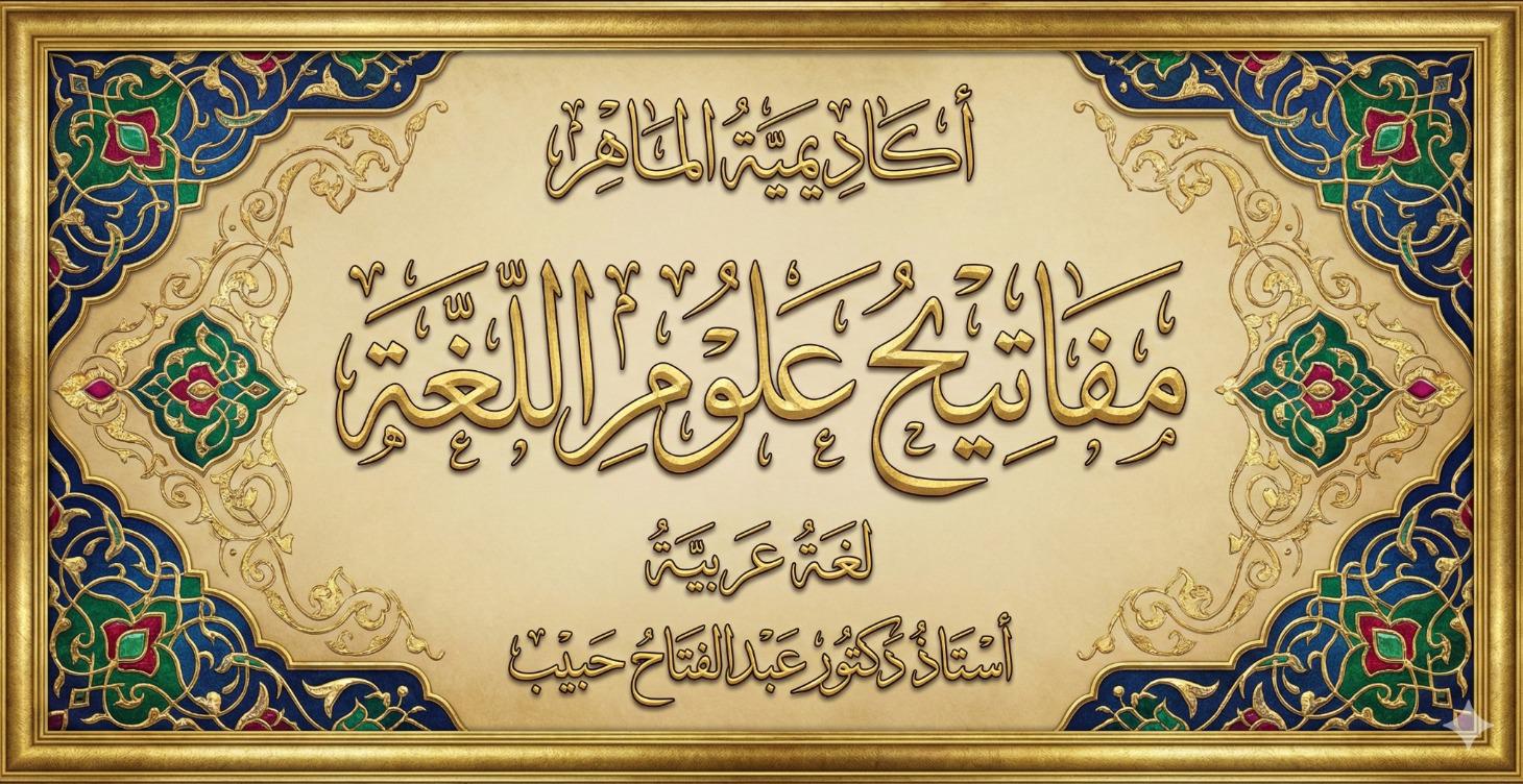 محاضرة في مفاتيح علوم اللغة