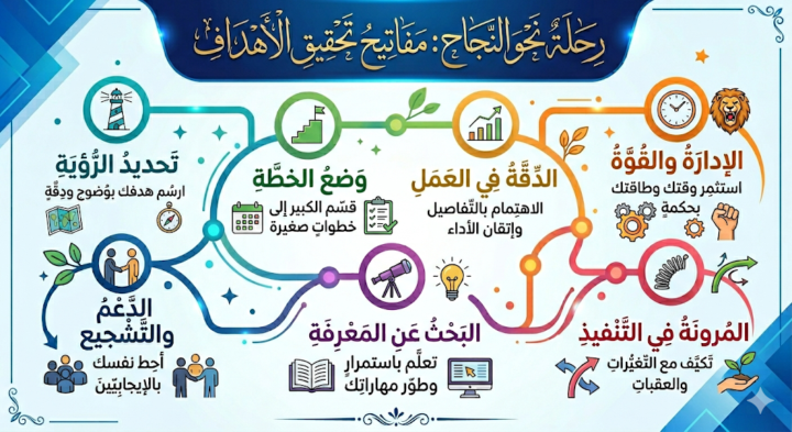 النجاح في خطوات