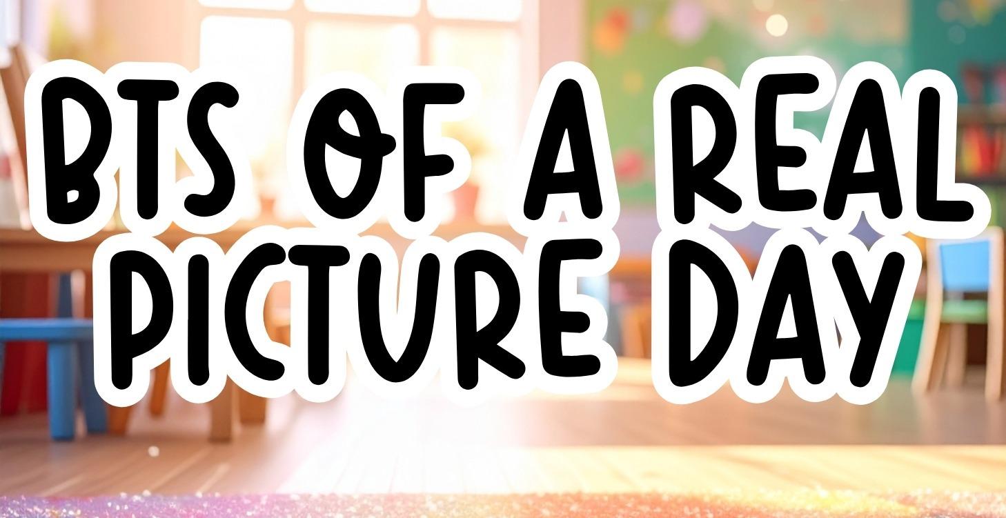 BTS of a Preschool Photo Day