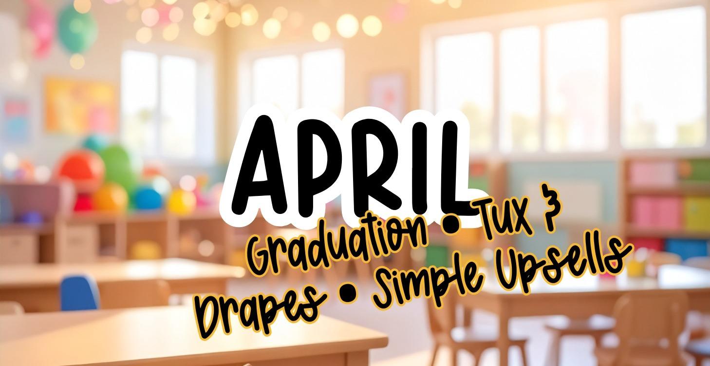 April Content Drop: Graduation • Tux & Drapes