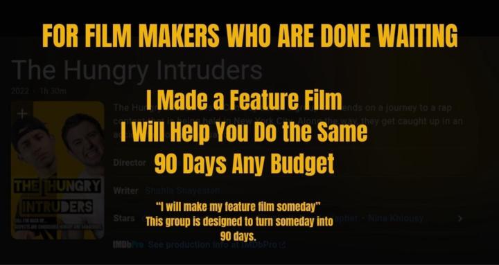 90 Day Feature Film Any Budget