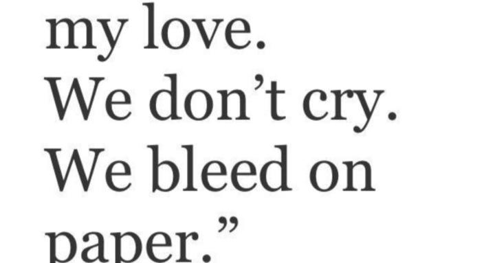 Words from the heart