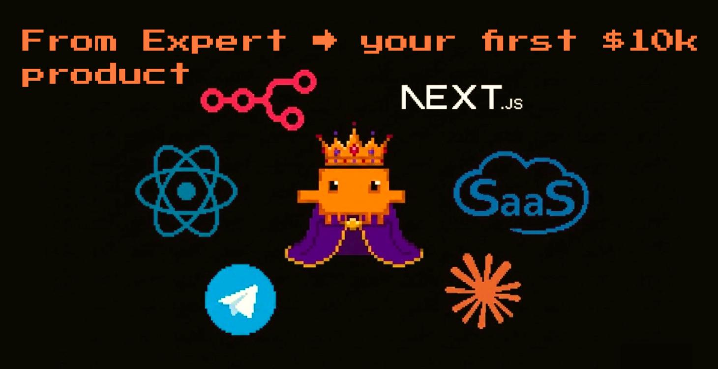 From expert to your first $10k product