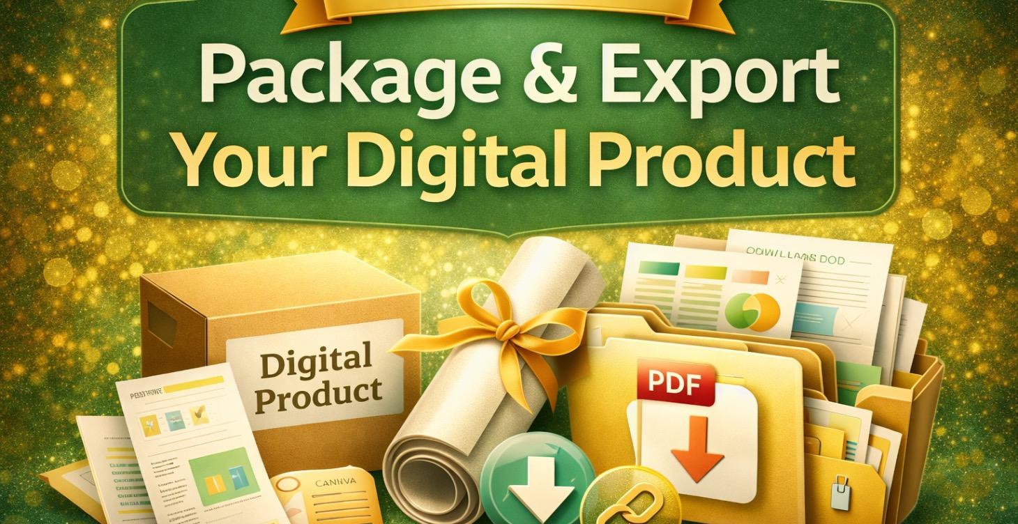 Package & Export Your Digital Product