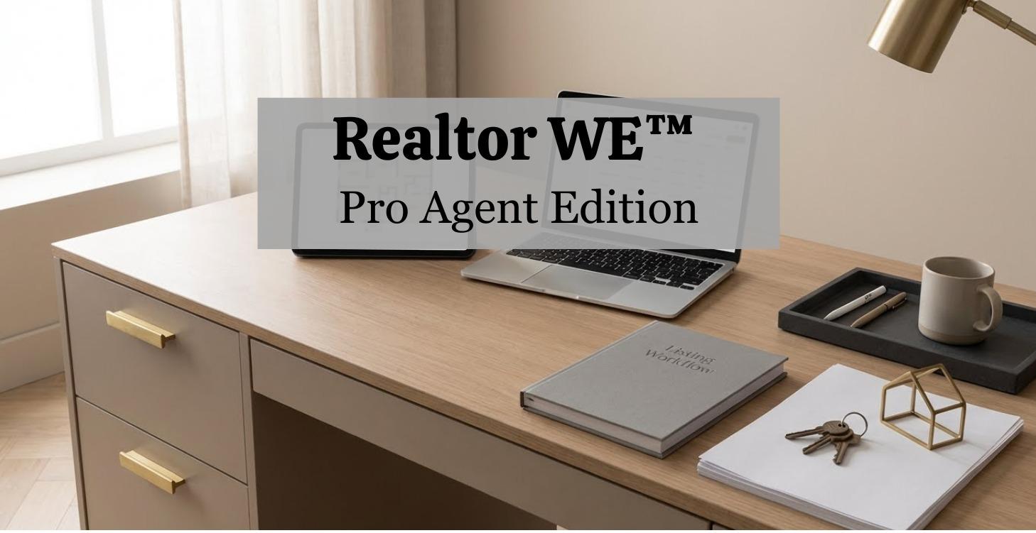 Realtor WE™ — Pro Agent Edition