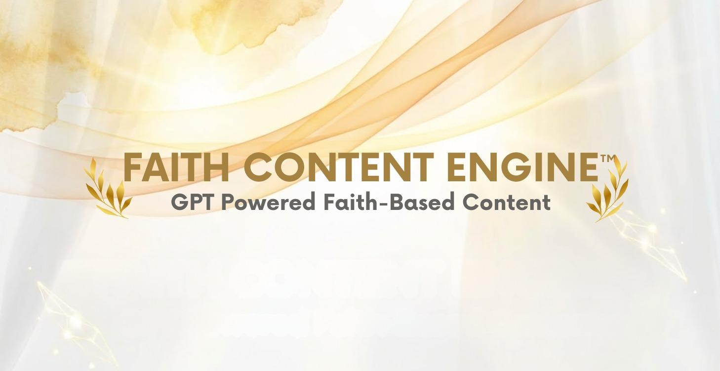 Faith Content Engine™ GPT Monthly Subscription