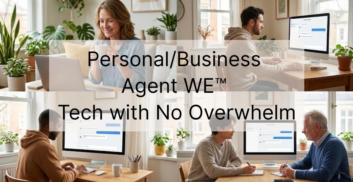 Personal Agent WE™ Tech with No Overwhelm