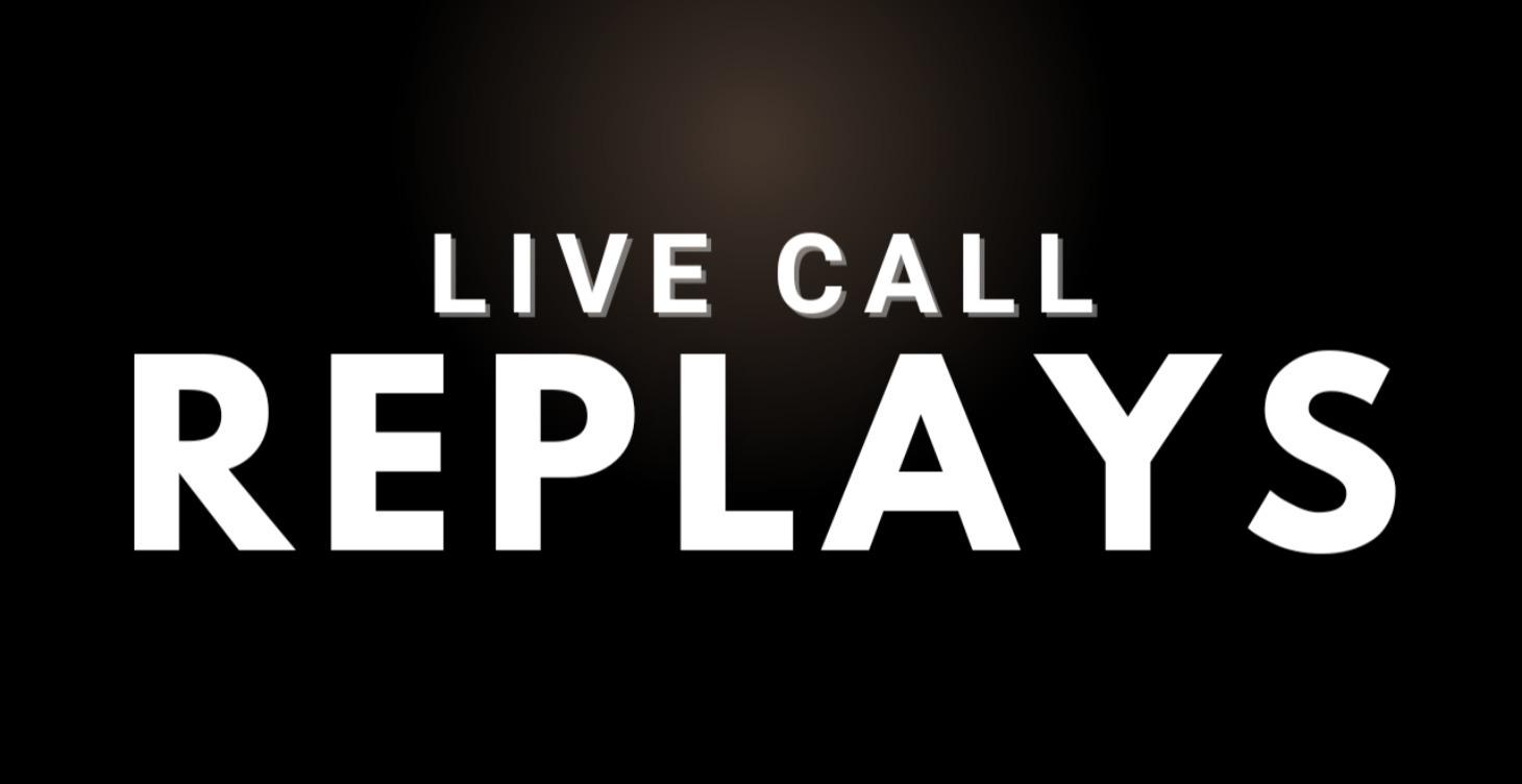 Live Call Replays