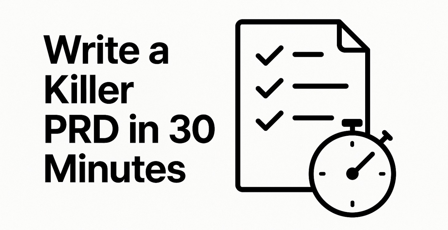 Write PRDs in 30 Minutes