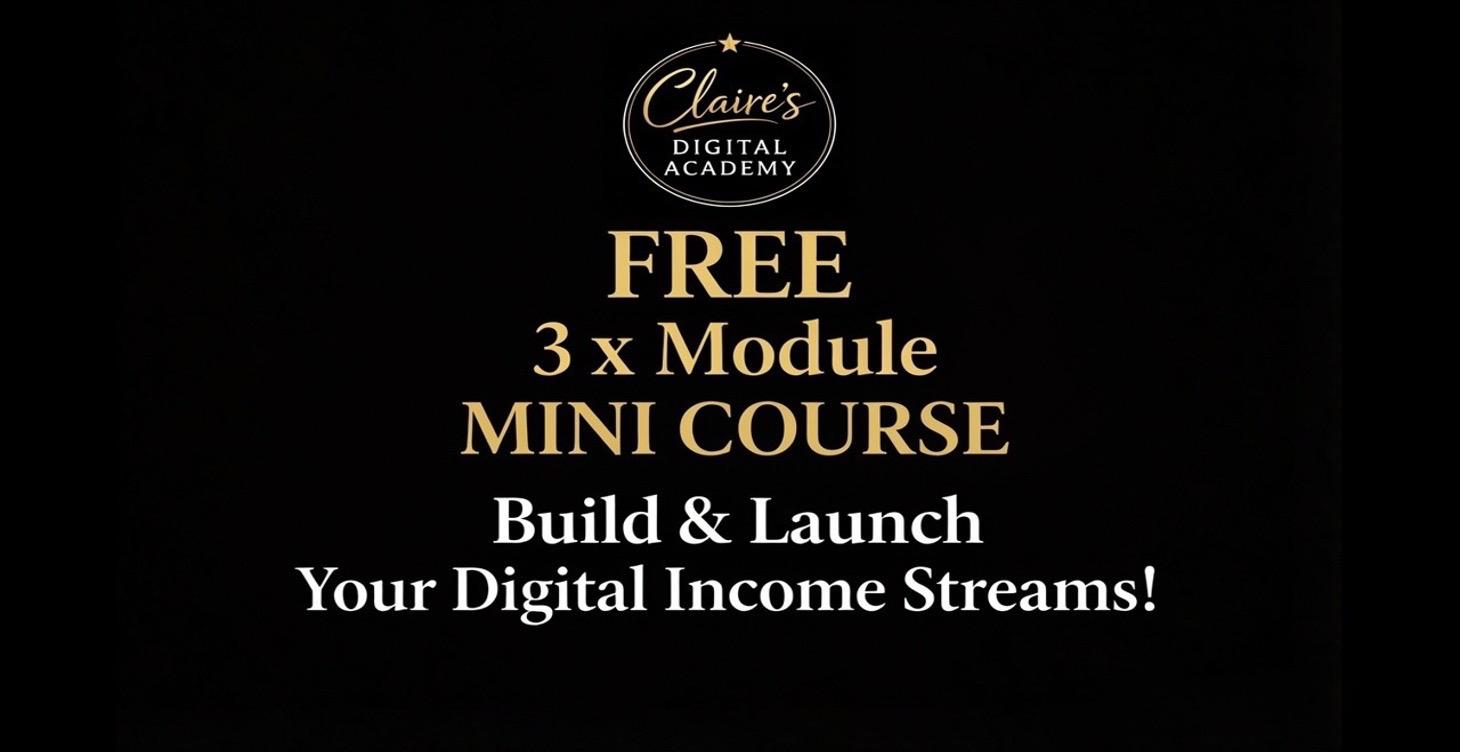 FREE - MINI COURSE TRILOGY - 3 Foundation Modules