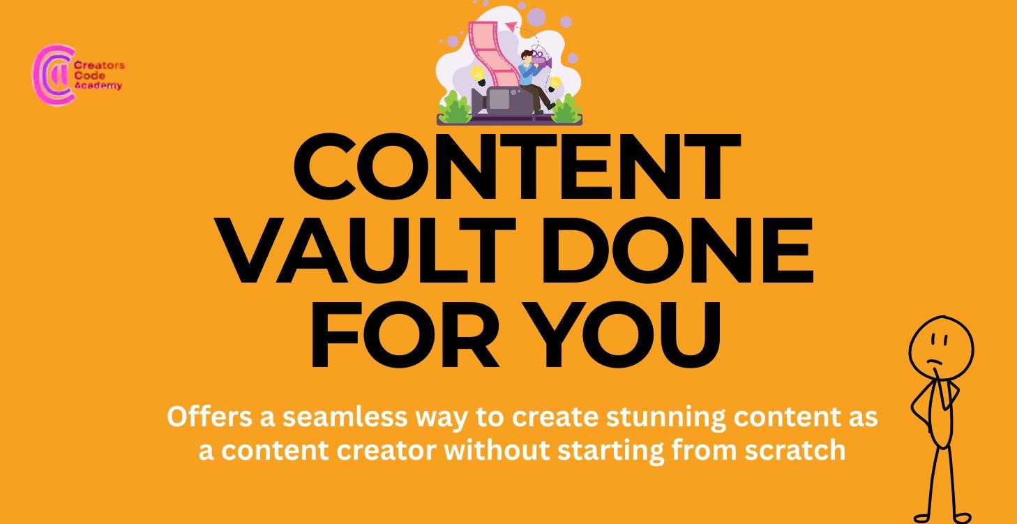 Content Vault Done For You