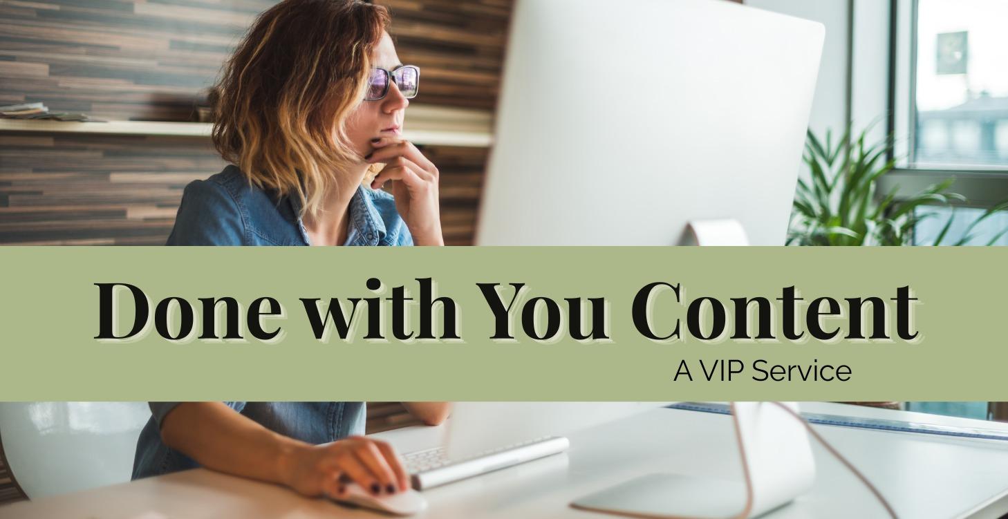 Done with You Content VIP